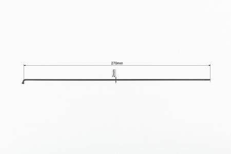 Спиця 14Gx270 мм (100 шт к-кт), чорна до велосипеда