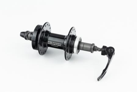 Втулка задня MTB алюмінієва 14Gx32H під вільнобіг, Disk-brake, 2 пром-підшипники 6000 2RS, кріпл. ексцентрик, чорна до велосипеда D242SBT
