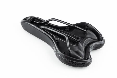 Сидіння MTB 270x160 мм, чорно-червоне "GEL" до велосипеда