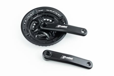 Шатуни "квадрат" 152 мм, 42.34.24T MTB, алюмінієві, чорні МА-AT45 до велосипеда