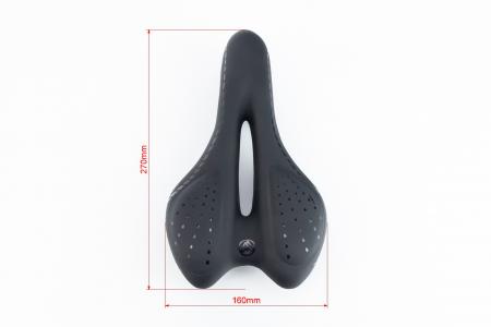 Сидіння MTB 270x160 мм, чорне до велосипеда