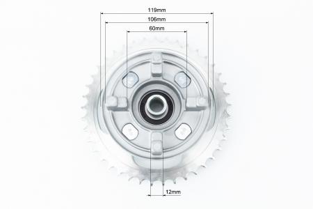 Панель демпферна зі зіркою в зборі до мотоцикла Viper F5