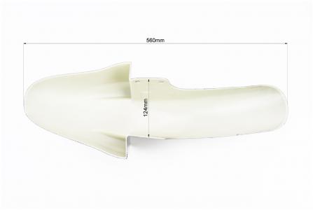 Пластик-крило переднє, чорний до скутера Kinlon JL150-70C
