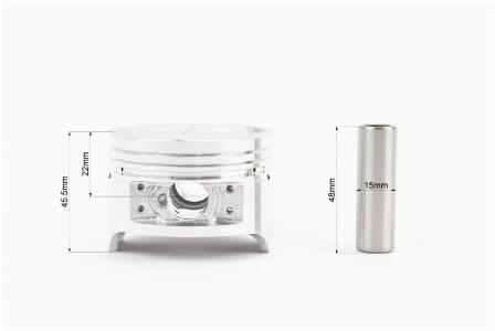 Поршень комплект 200 cc 63,5 мм STD (палець 15 мм) до мотоцикла Loncin LX200GY-7A