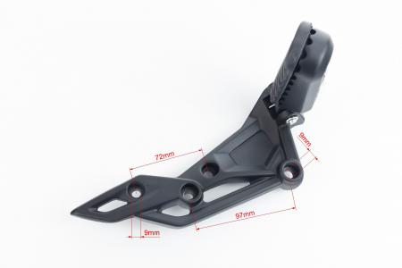 Підніжка передня, права з кронштейном до мотоцикла Loncin LX650DS/LX650-2A