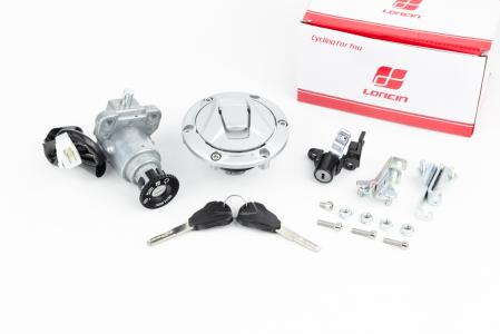 Замки к-кт (запалювання, бардачка, кришка бака) до мотоцикла Loncin LX250-15