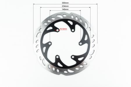 Диск гальмівний передній до мотоцикла Loncin LX300-6
