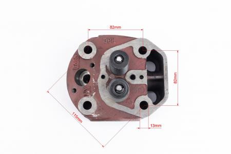 Головка цилиндра R180NM в зборі, з форкамерою для двигуна D175/180N