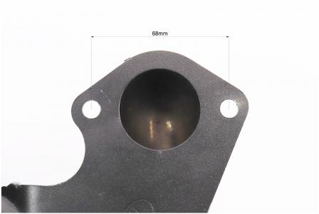Глушник R195NM (з коліном 2отв.) Тип 1 для двигуна D190/195N