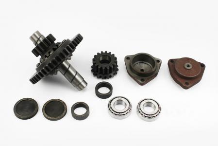 Диференціал в зборі Z-47, Z-16x16, Z-10 JR-Q12E (120-1)+підшипники 30205-2шт+кришка-2 шт (можливий наліт) для мінітрактора