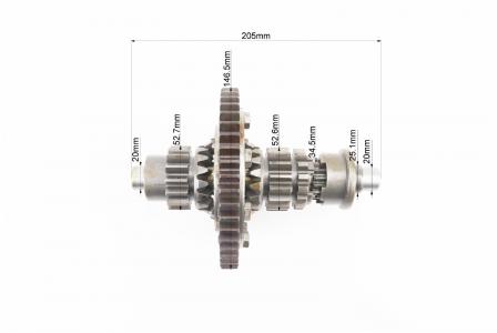 Диференціал в зборі Z-47, Z-15x16, Z-11, Z-16 JR-Q12E (120-1), з блокуванням, без шпонки для мінітрактора