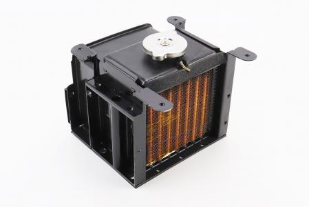Радіатор R190N (латунь), круглі соти, з кронштейнами облицювання для двигуна D190/195N