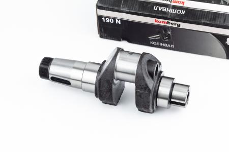 Колінвал R185N/R190N (Dболта-М12x1,5, Dшийки-52 мм H-107 мм) для двигуна D190/195N