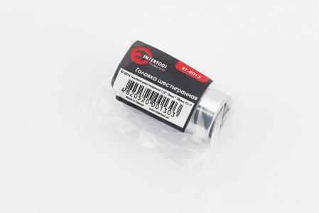 Головка торцева 6-гранна 1/2" 13x38 мм CrV (ET-0013)