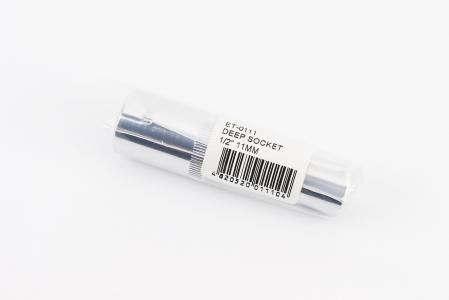 Головка торцева 6-гранна 1/2" 11x78 мм, подовжена CrV (ET-0111)
