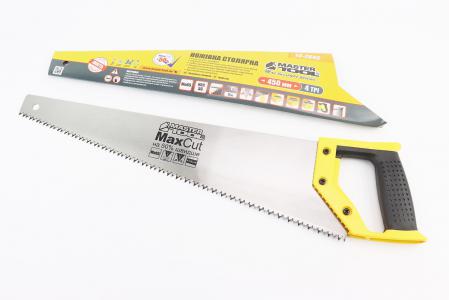 Ножівка по дереву 450 мм, 4TPI MAX CUT, загартований зуб, 2D заточка (14-2645) для бензопили