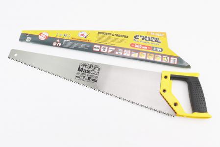 Ножівка по дереву 500 мм, 4TPI MAX CUT, загартований зуб, 2D заточка (14-2650) для бензопили