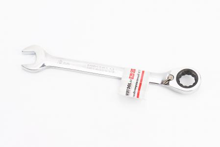 Ключ комбінований з тріскачкою 19 мм, реверс, CrV, PROF DIN3113 (XT-1319)