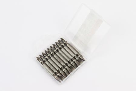 Біта двостороння PH2/SL6 65 мм 1/4" S2 10 шт (10-26-651)