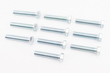 Болт М12x60 мм 5,8 цб пр DIN933, к-кт 10 шт