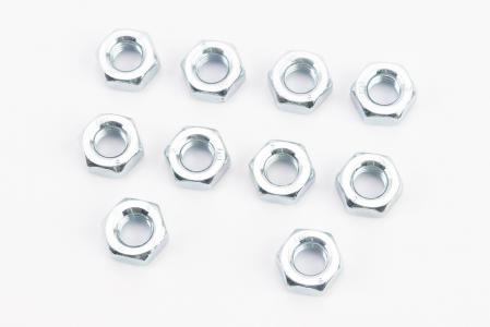 Гайка М10x1,5 мм 6 цб DIN934, к-кт 10 шт