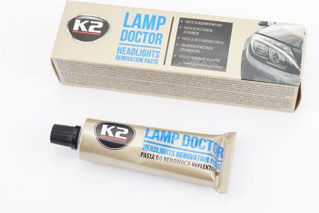 Паста до полірування фар автомобіля Lamp Doctor, 60 мл K2