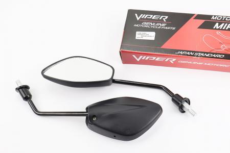 Дзеркала до мотоцикла ZS200A-2, комплект, чорні Viper