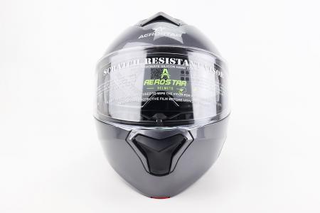 Модульний шолом до мотоцикла ELEVATE M, сірий глянцевий, AEROSTAR