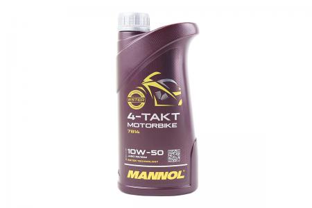 Моторна олива 4T 10W-50 до мотоцикла Motorbike 1 л MANNOL