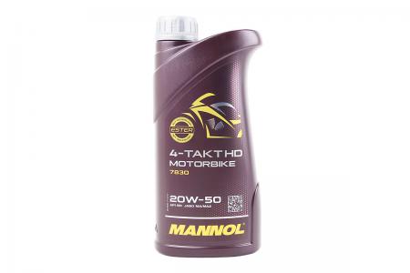 Моторна олива до 4-тактного мотоцикла MANNOL Motorbike HD 20W-50, 1 л