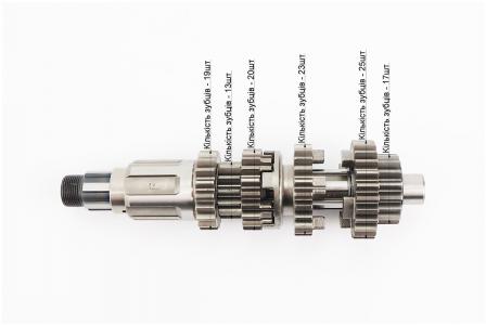 Коробка передач до мотоцикла CB125/150 (два вали) TEMO