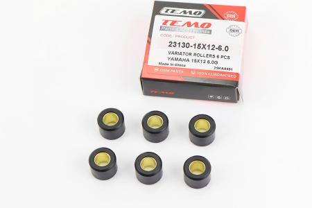 Ролики варіатора до скутера Yamaha 15x12 6,0 г TEMO