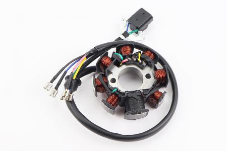 Статор магнето до мотоцикла CB125-300 (8 котушок, 5 проводів) TEMO