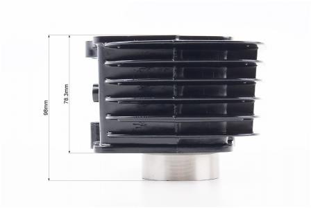 Циліндр к-кт (ЦПГ) 125cc Ø52.4 мм, палець 13 мм, висота циліндра 78.3 мм — TEMO