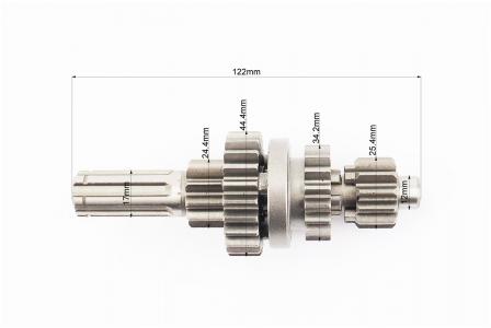 Коробка передач 3+1 до квадроцикла 110cc з задньою передачею (2 вали, d 12 мм) PRC