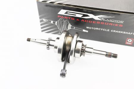 Колінвал у зборі до скутера 50-100сс 4Т, 16 зубців на шестерні, GXmotor