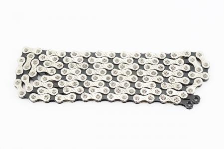Ланцюг приводний до велосипеда 1/2x11/128x118L 11 швидкостей сріблясто-чорний KMC X11 (без ланки з'єднувача)