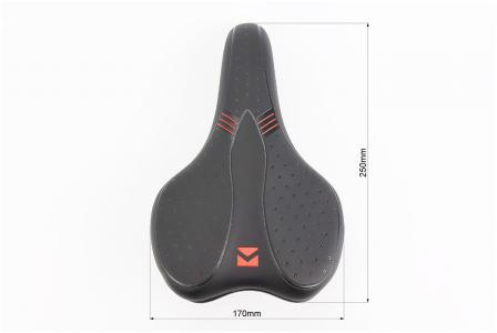 Сидіння до велосипеда MTB 250x170 мм VD-1150, чорне VADER
