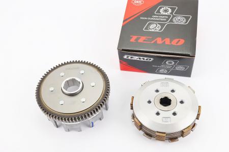 Зчеплення в зборі до мотоцикла ZUBR/F5 (6 болтів, маховик 73 зубці) TEMO