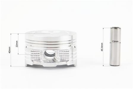 Циліндр комплект (ЦПГ) до мотоцикла CG125-250 150cc 62 мм TEMO