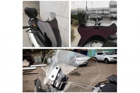 Дефлектор вітрового скла до мотоцикла, універсальний до мотоцикла