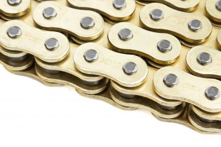 Ланцюг приводу колеса 520HVOx120L GOLD (з сальниками) до мотоцикла
