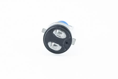 Лампа фары BA20D 12V 35/35W "super", синя "свічка" тип 1