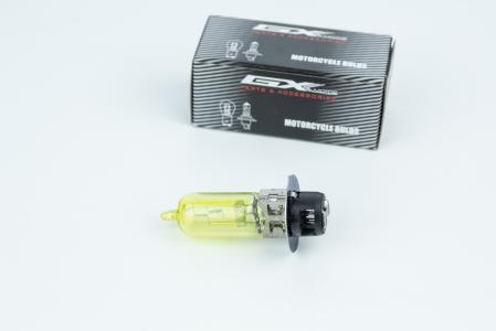Лампа фары P15D-25-1 12V 35/35W, жовта тип 3