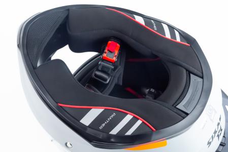 Шолом інтеграл (стандарт DOT/ECE), висувні окуляри PANTHER SV L (59-60см), сірий мат