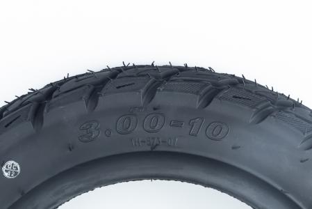 Шина 3,00-10 безкамерна, шипована "ялинка" до велосипеда TH-573