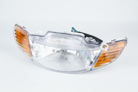 Фара в зборі, (жовті повороти) "AF-34" до скутера Honda DIO