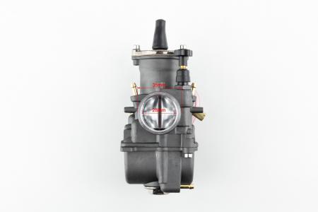 Карбюратор SPORT PWK 28 d-28 мм з мех. заслінкою, чорний метал (якісна копія) (у картонній упаковці) до мотоцикла CB125-300