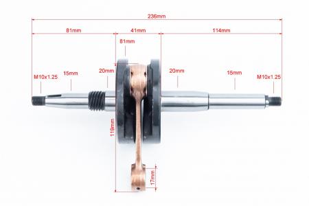Колінвал до скутера Honda LEAD90-HF05