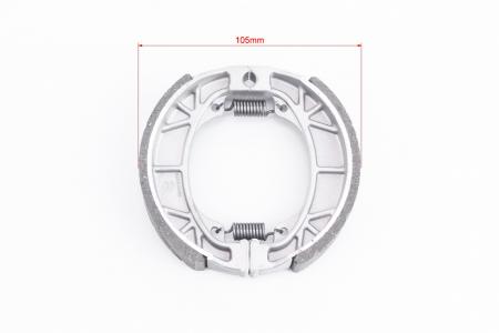 Гальмівні колодки барабанні до скутера Yamaha 3KJ, SA26J, SA36J D-105 мм (накладки з вибіркою)